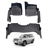 5D Moulded Car Floor Mats for Toyota Land Cruiser 100 105 Series LC100 LC105 1998-2007