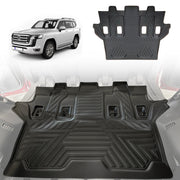 Third Row Floor Mat for Toyota Land Cruiser 300 Series 7-Seat 2021-Onwards LC300