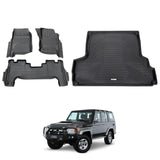 PRE-ORDER 5D Moulded Car Floor Mats for Toyota LandCruiser 76 Series LC76 2012-2023