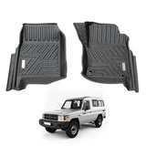 5D Moulded Car Floor Mats for Toyota Land Cruiser 78 Series LC78 2012-Onwards