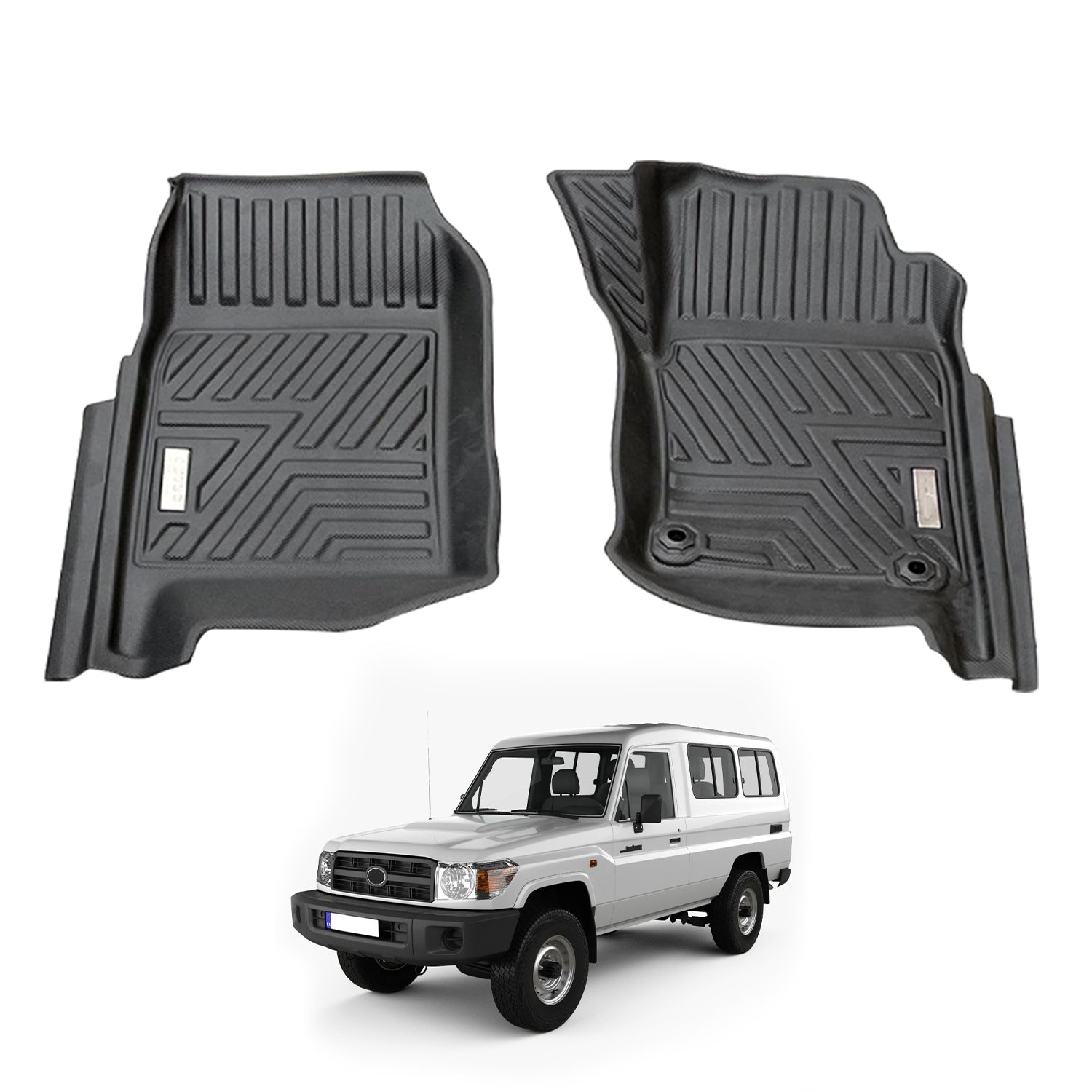 5D Car Floor Mats for Toyota Land Cruiser 78 Series LC78 Troop Carries 2012-Onwards