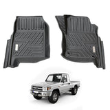 5D Moulded Car Floor Mats for Toyota Land Cruiser 79 Series LC79 Single Cab 2012-2016