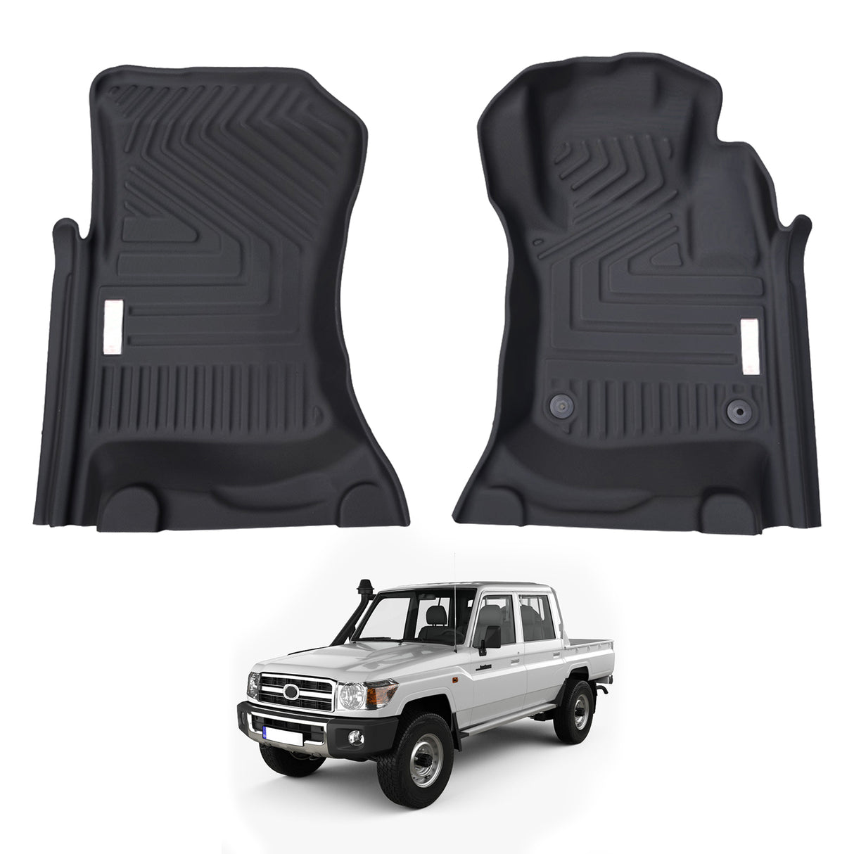 5D Car Floor Mats for Toyota Land Cruiser 79 Series LC79 Single Cab 2016-Onwards