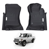 5D Moulded Car Floor Mats for Toyota Land Cruiser 79 Series LC79 Single Cab 2016-Onwards