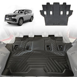 Third Row Floor Mat for LEXUS LX Series LX500d LX600 7 Seater 2021-Onwards