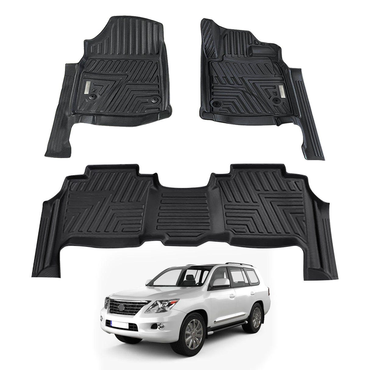 5D Car Floor Mats for Lexus LX570 LX Series 2008-2012