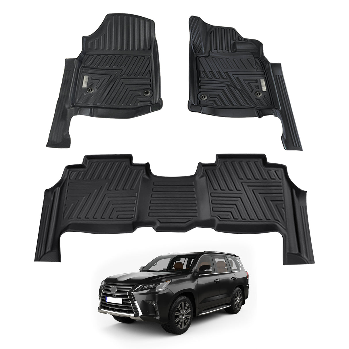 5D Car Floor Mats for Lexus LX570 LX Series 2013-2021