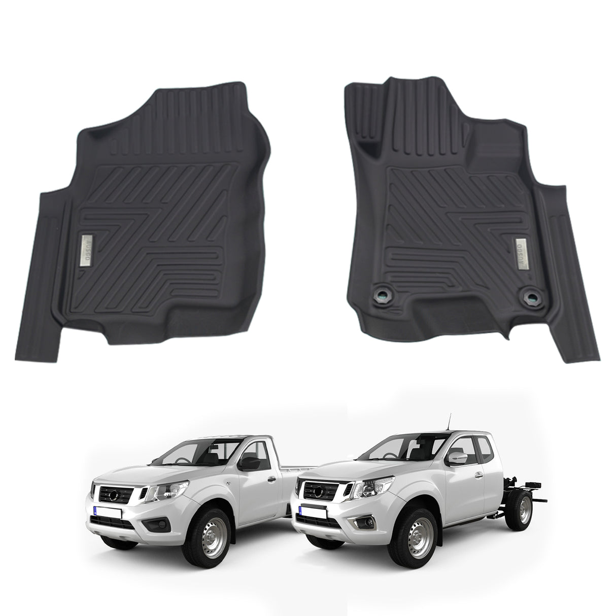 5D Car Floor Mats for Nissan Navara NP300 D23 Single / Extra Cab 2015-Onwards