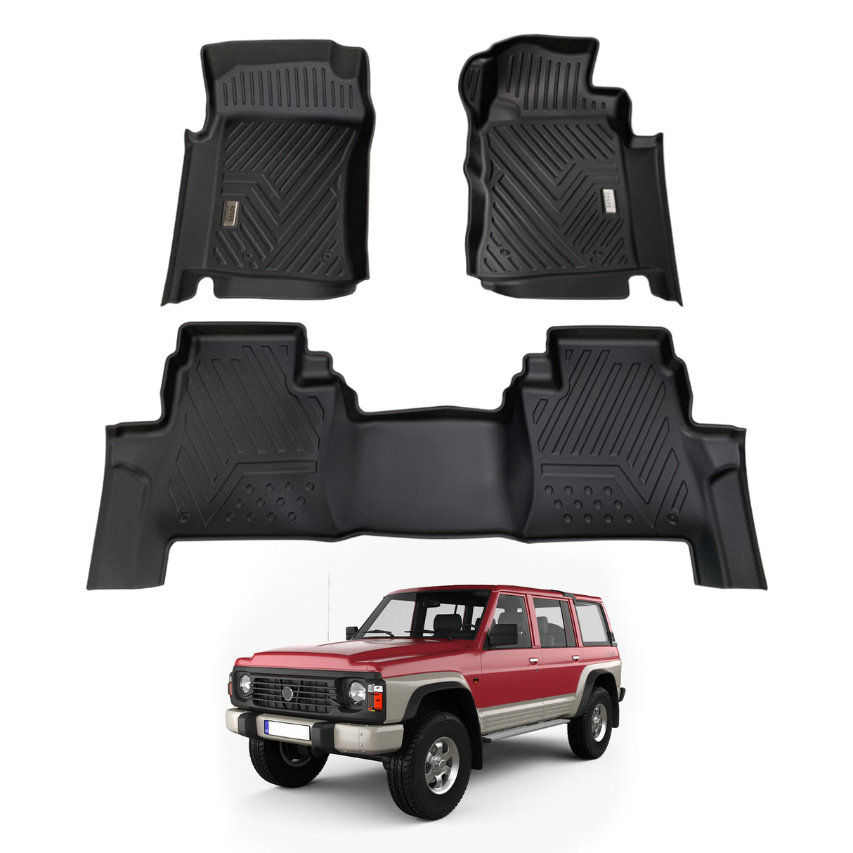 5D Car Floor Mats for Nissan Patrol GQ Y60 1988-1997