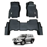 5D Moulded Car Floor Mats for Nissan Patrol GU Y61 1997-2015