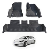 5D Car Floor Mats for Tesla Model 3 2019-2021