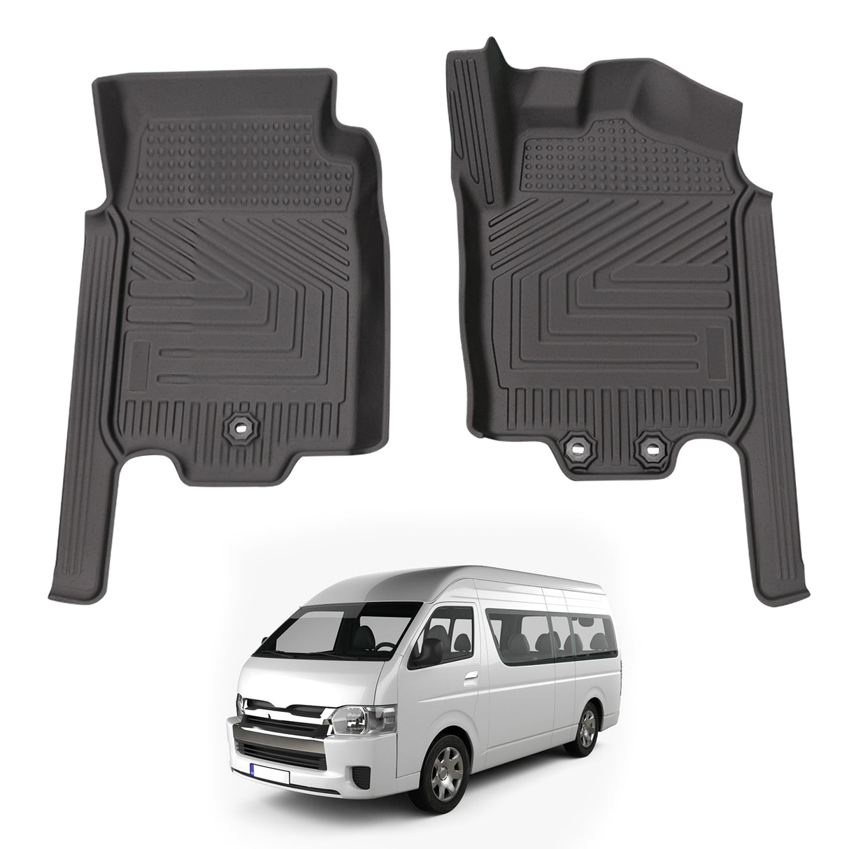 5D Car Floor Mats for Toyota Hiace 2019-Onwards