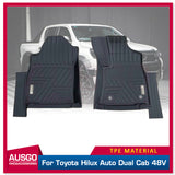 5D Car Floor Mats for Toyota Hilux Auto Transmission Dual Cab 48V 2015-Onwards