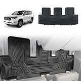 Third Row Floor Mat for Toyota LandCruiser Prado 150 Series 7 Seats 2009-Onwards