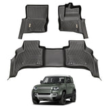 5D Car Floor Mats for Land Rover Defender L663 Series 110 5 Seats 2020-Onwards