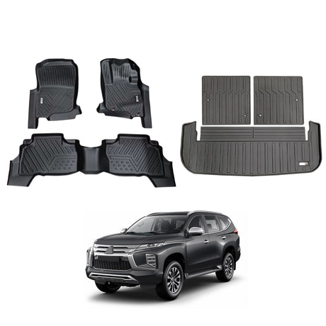 5D Car Floor Mats for Mitsubishi Pajero Sport 2015-Onwards