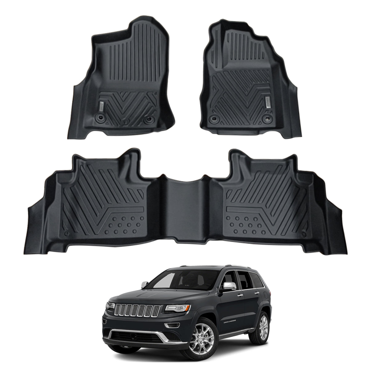 5D Car Floor Mats for Jeep Grand Cherokee WK Series 2010-2021