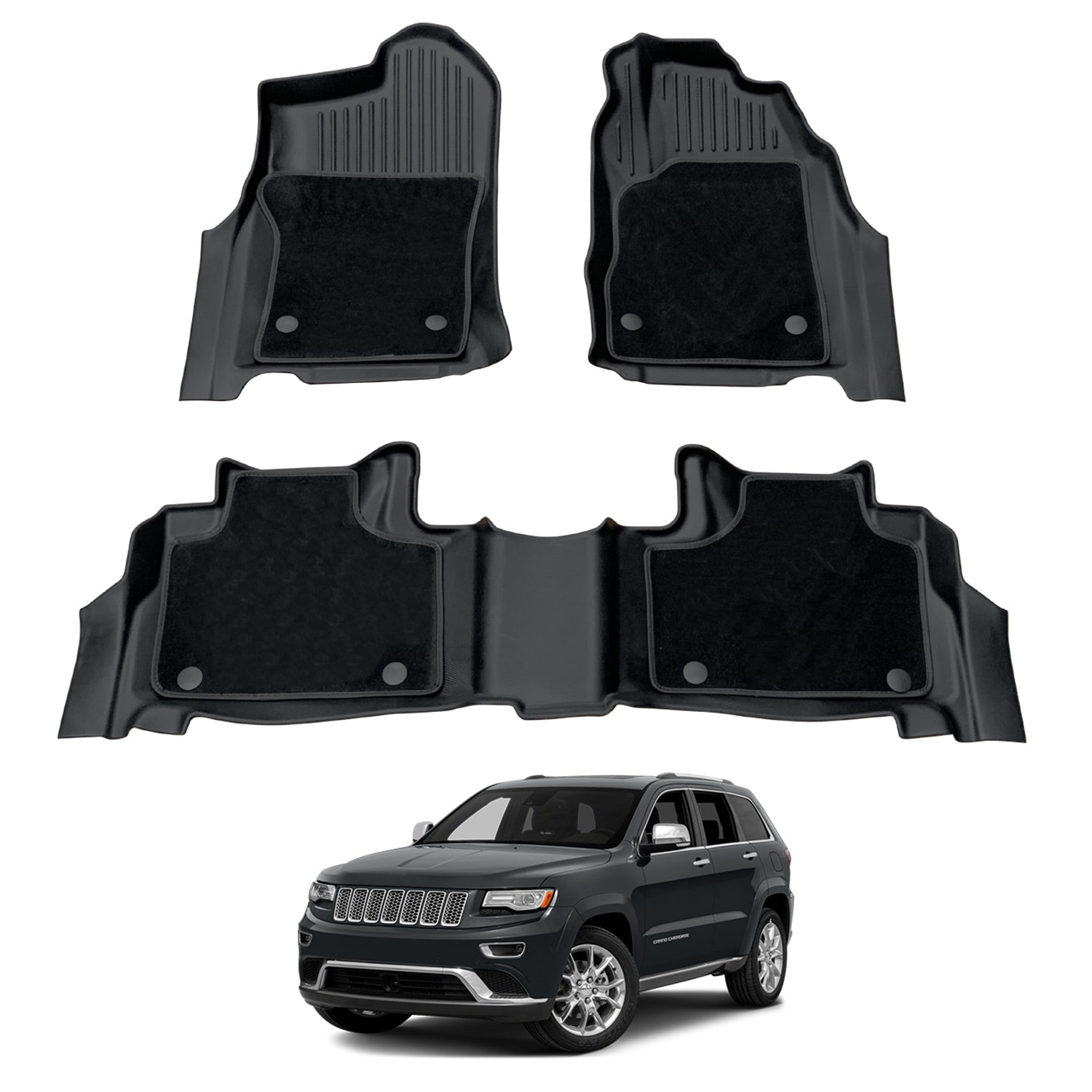 Double-Layer Car for Jeep Grand Cherokee WK Series 2010-2021