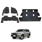 5D Car Floor Mats for Toyota LandCruiser 200 LC200 2007-2012