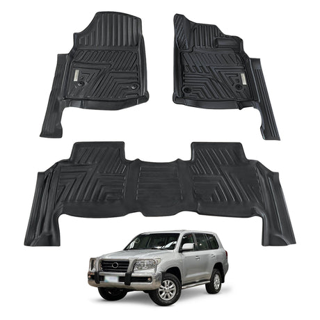 5D Car Floor Mats for Toyota LandCruiser 200 LC200 2007-2012