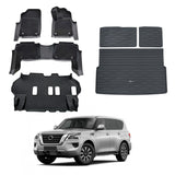Double-Layer Car Floor Mats for Nissan Patrol Y62 2012-Onwards