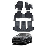 Double-Layer Car Floor Mats for Toyota Kluger 2021-Onwards