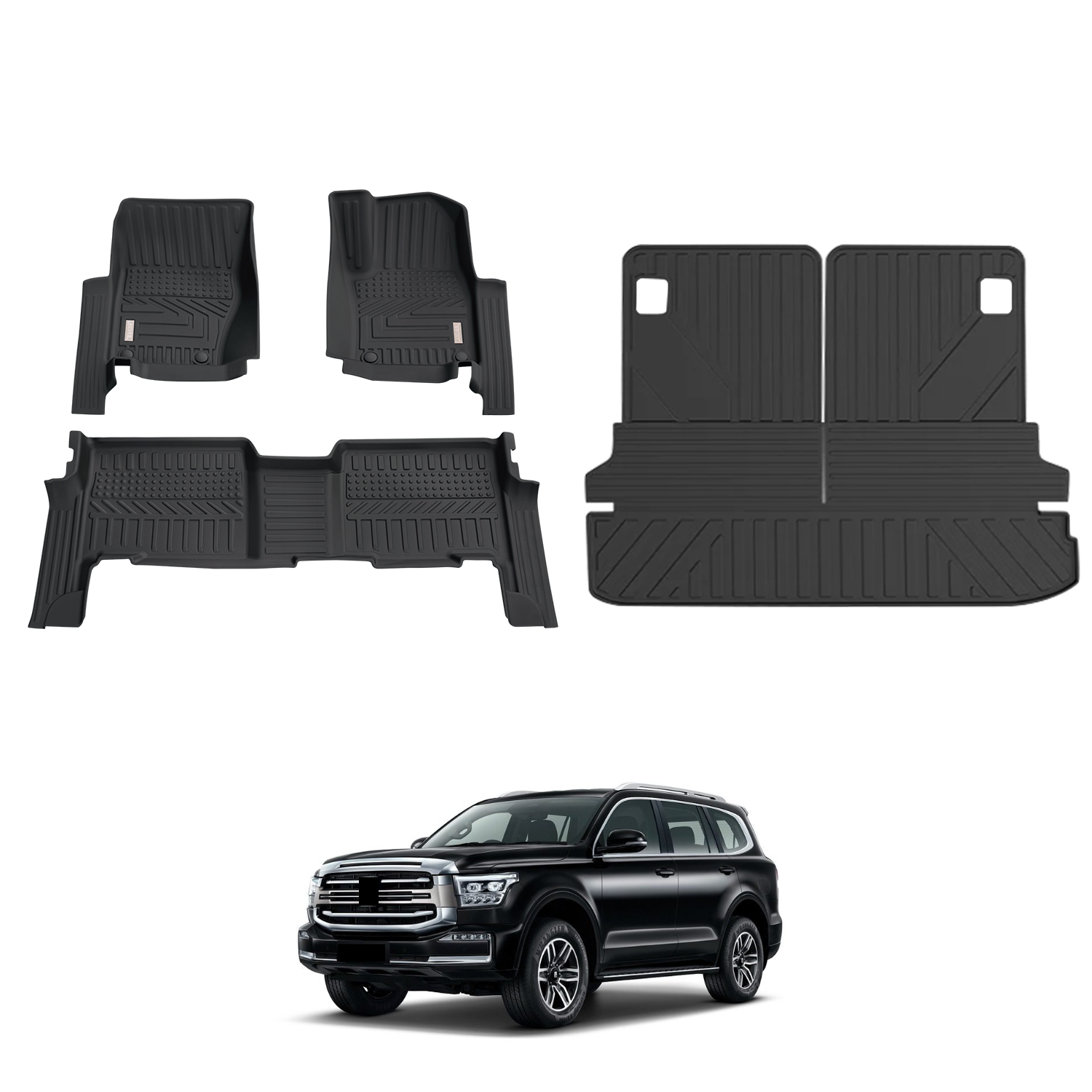 5D Car Floor Mats for GWM Tank 500 2024-Onwards