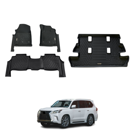 5D Car Floor Mats for Lexus LX570 LX Series 2013-2021