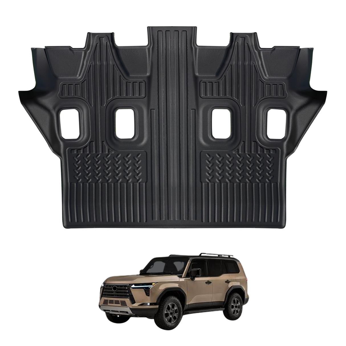 Third Row Floor Mat for Lexus GX550 7 Seater 2024-Onwards