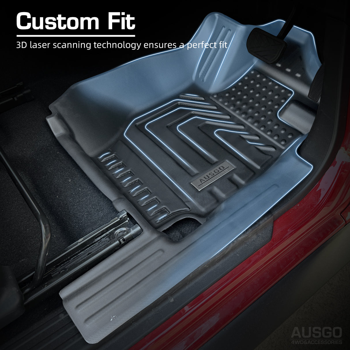 5D Moulded Car Floor Mats for Suzuki Jimny XL 5-Door 2023-Onwards