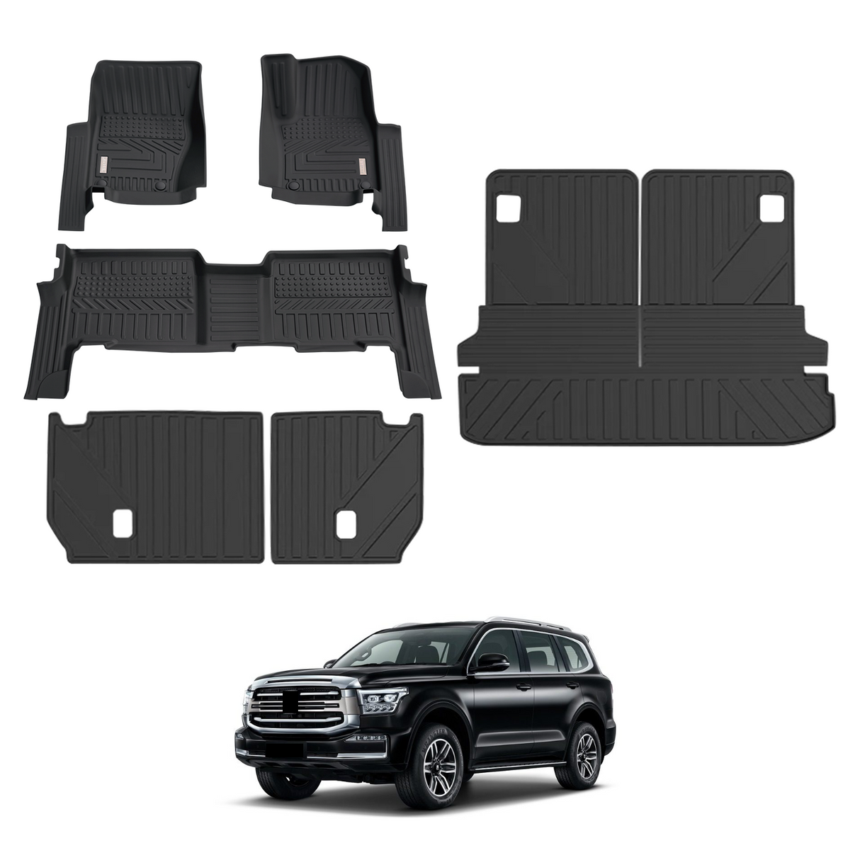 5D Car Floor Mats for GWM Tank 500 2024-Onwards