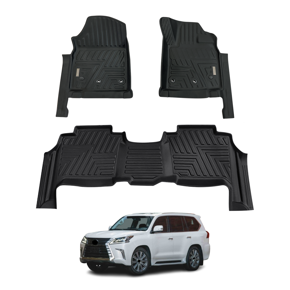 5D Car Floor Mats for Lexus LX570 LX Series 2013-2021