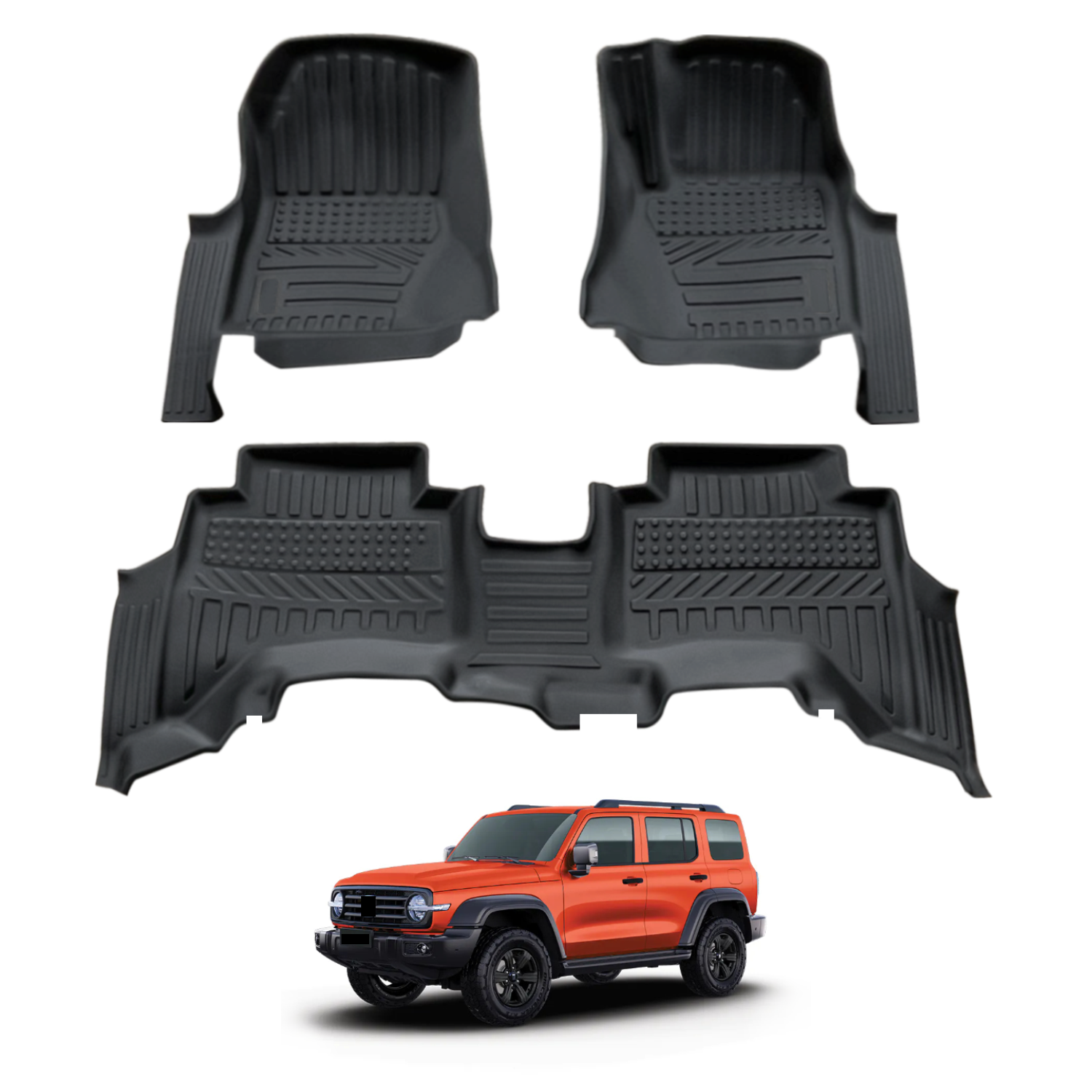 5D Car Floor Mats for GWM Tank 300 2023-Onwards