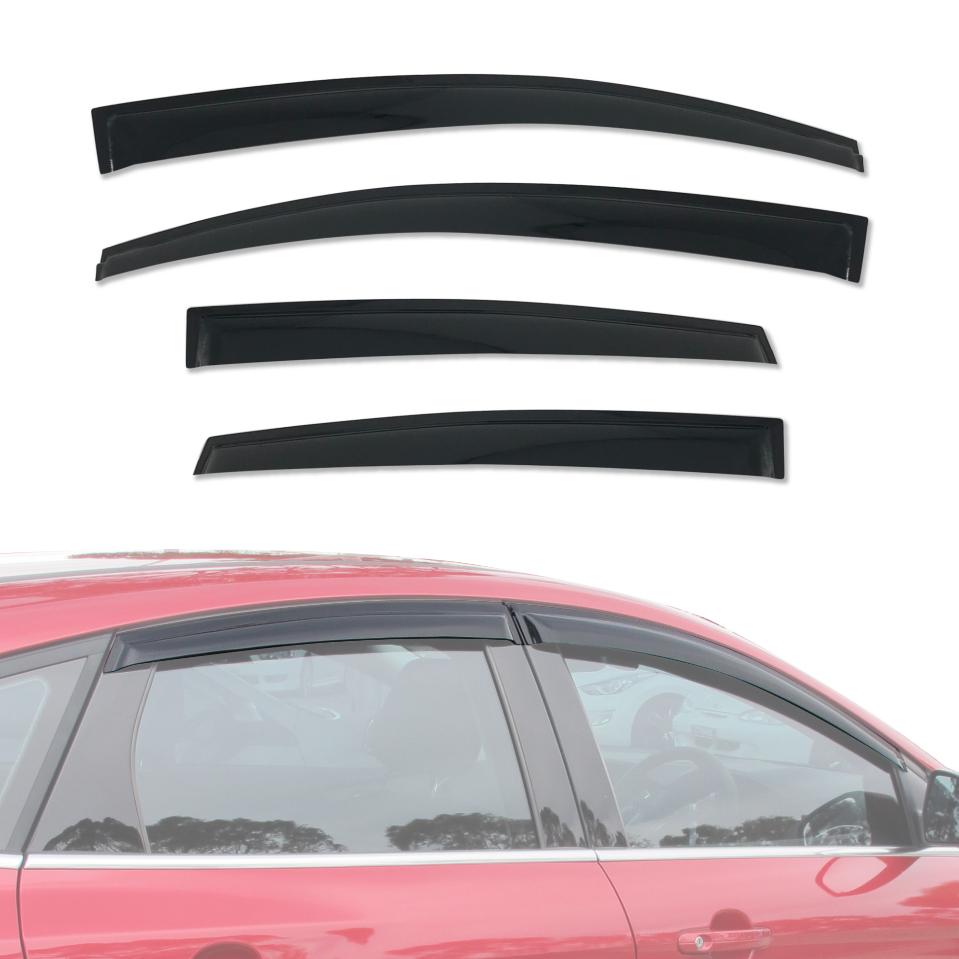 Weather Shields for Ford Focus LW LZ Series Hatch 2011-2018