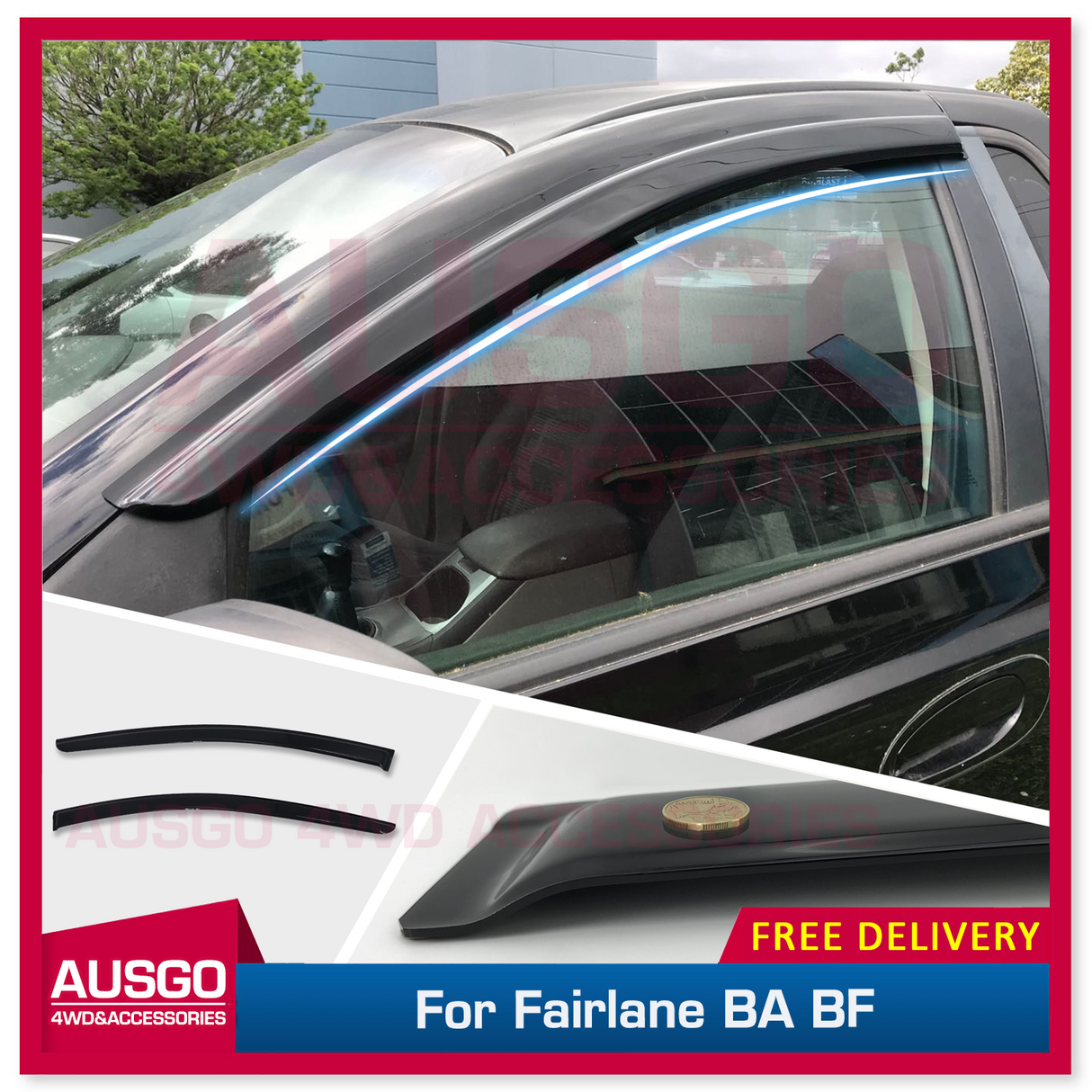 Luxury Weather Shields for Ford Fairlane BA BF