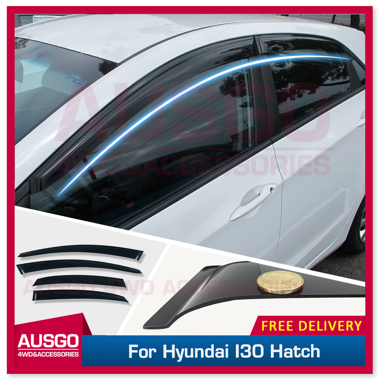 Weather Shields for Hyundai I30 GD Series Hatch 2012-2017