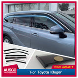 Stainless Trim Weather Shields for Toyota Kluger 2021-Onwards