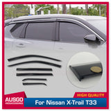 Stainless Trim Weather Shields for Nissan X-Trail Xtrail T33 2022-Onwards