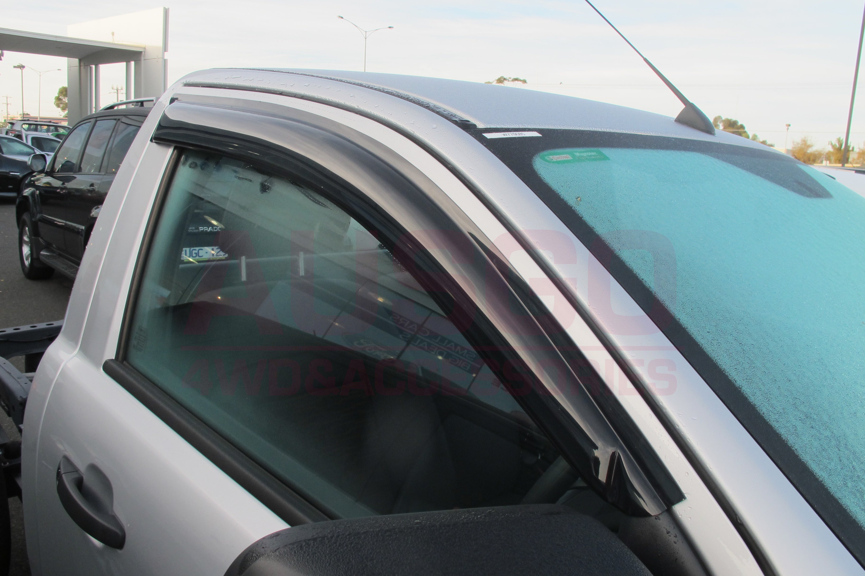 Weather Shields + Bonnet Protector for Ford Ranger Single Cab 2012-2015