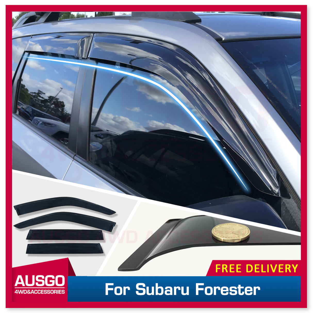 Weather Shields for Subaru Forester S3 2008-2012