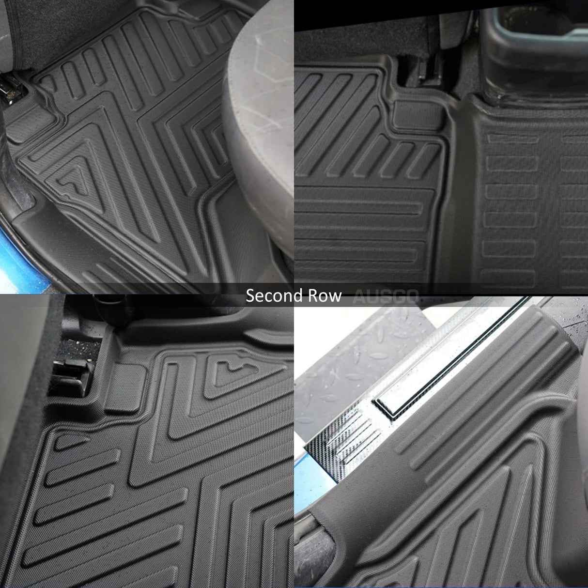 5D Car Floor Mats for Toyota Fortuner Auto Transmission 2015-Onwards