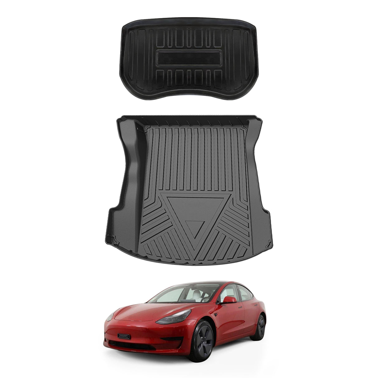 FRONT + REAR Boot Liner for Tesla Model 3 2021-2023