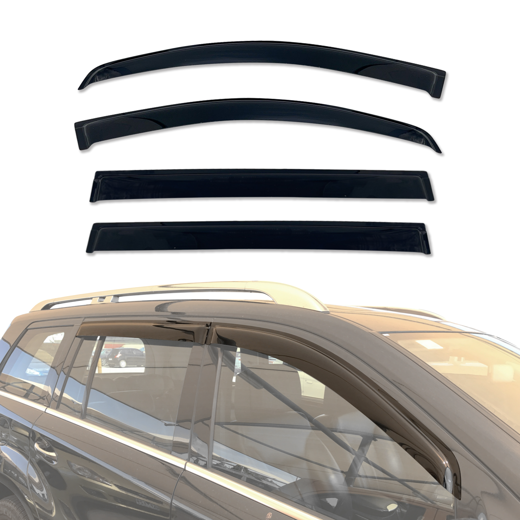 Weather Shields for Mercedes-Benz GL Class X164 2006-2012