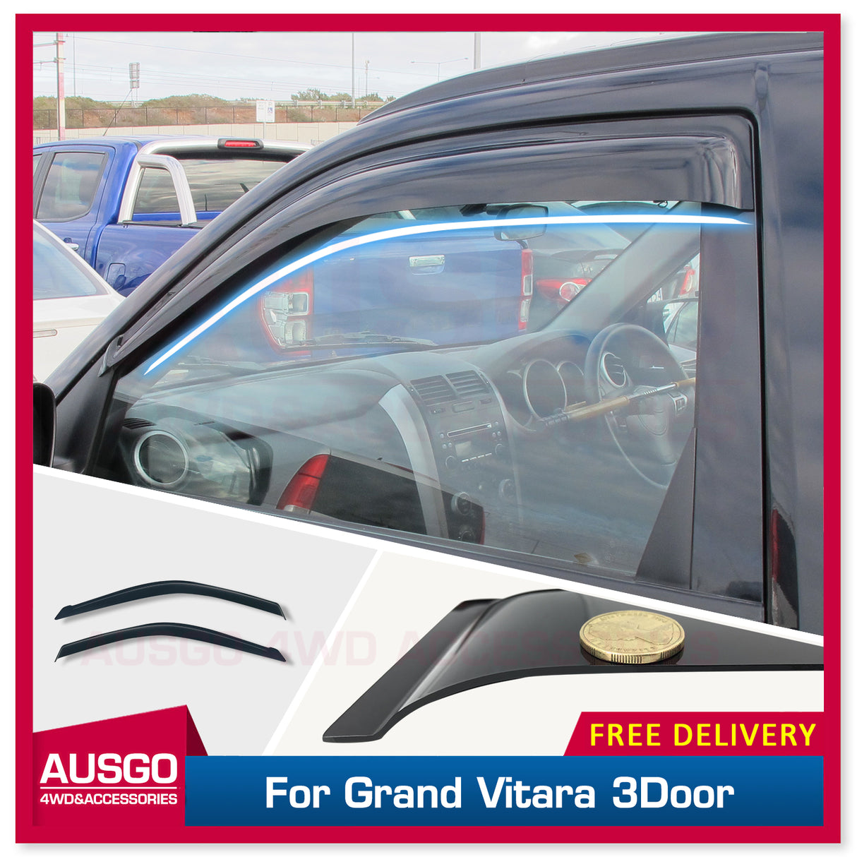 Weather Shields for Suzuki Grand Vitara 3 Door 2006-2018