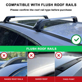 Car Roof Rack Adjustable Size from 126 to 140CM