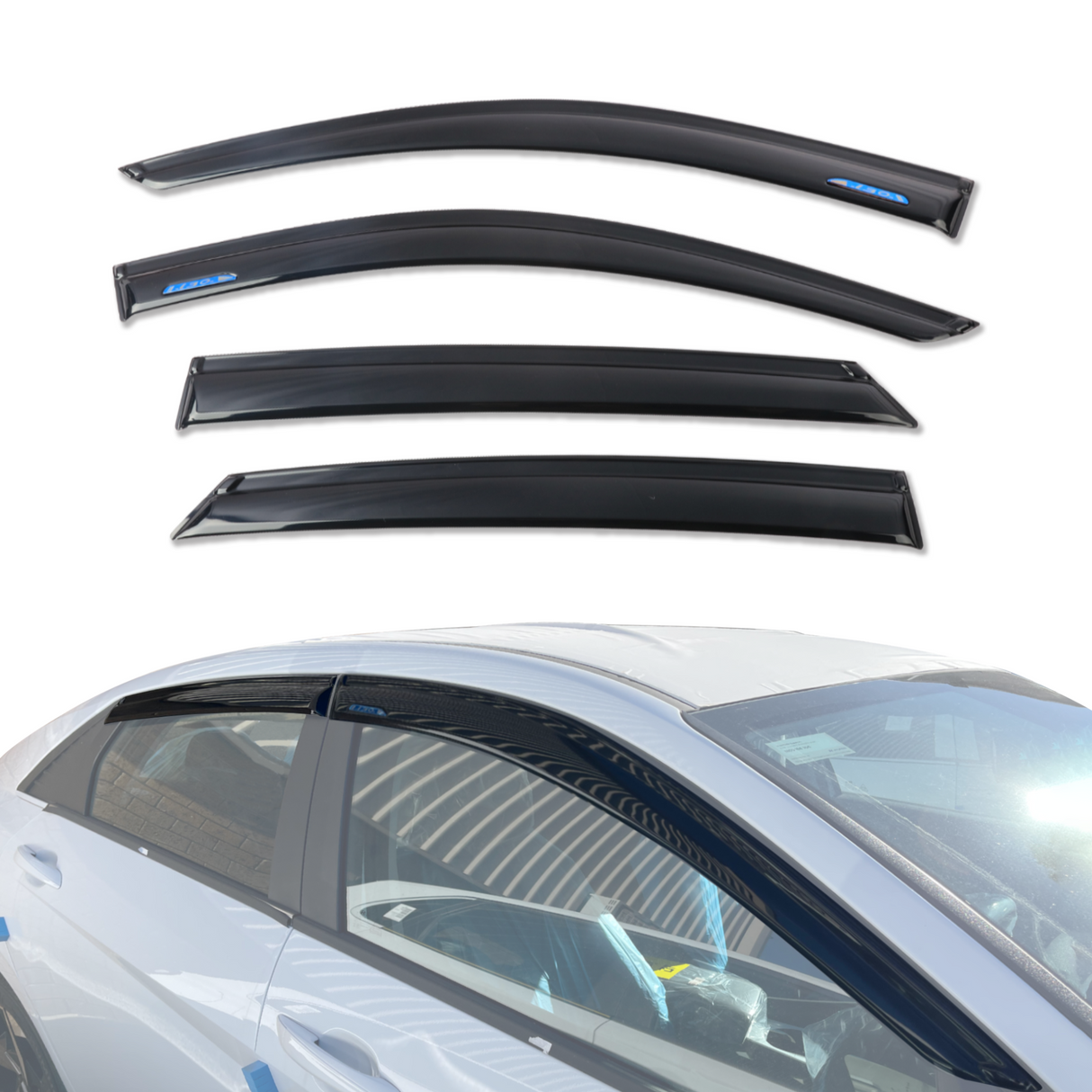 Luxury Weather Shields for Hyundai I30 Sedan 2020-Onwards