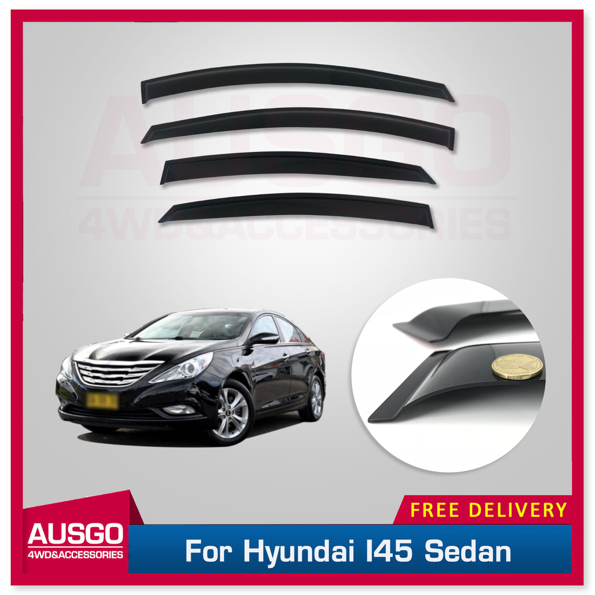 Weather Shields for Hyundai I45 YF Series Sedan 2010-2019