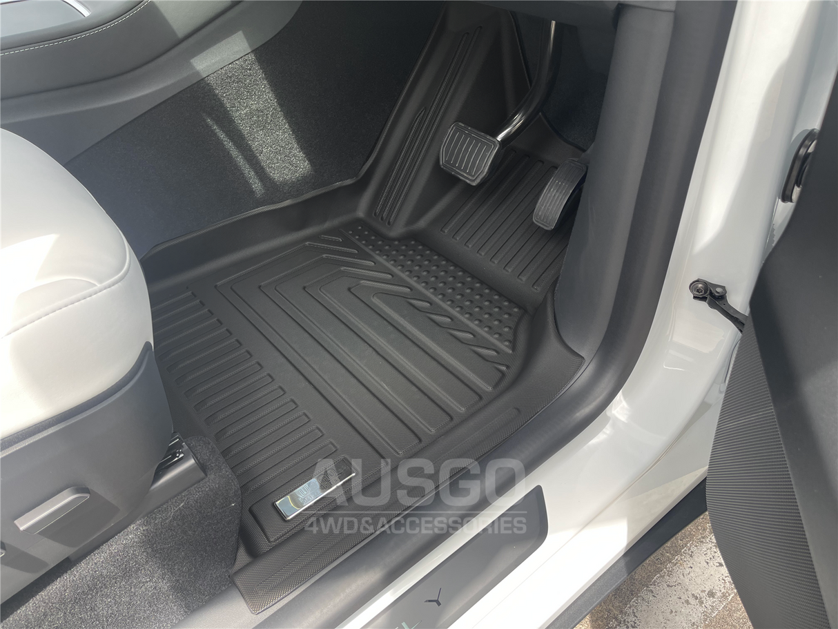 5D Moulded Car Floor Mats for Tesla Model Y 2022-Onwards