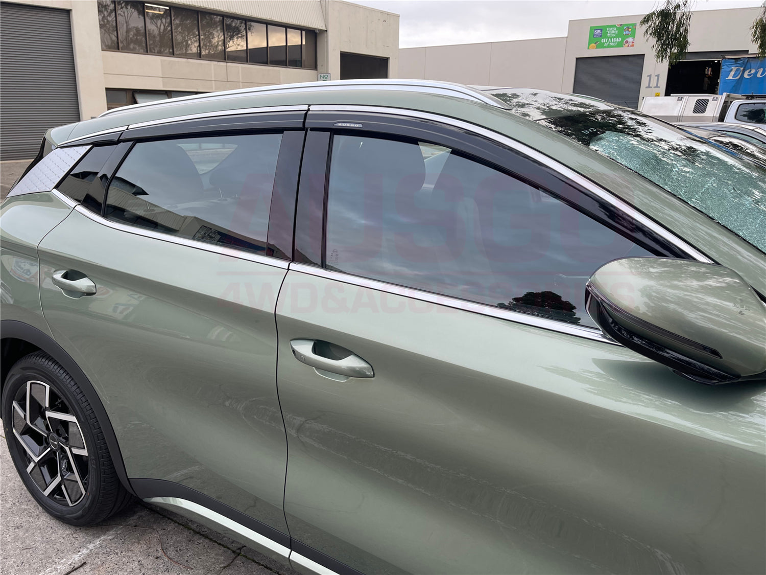 Stainless Trim Weather Shields for BYD ATTO 3 2022-Onwards