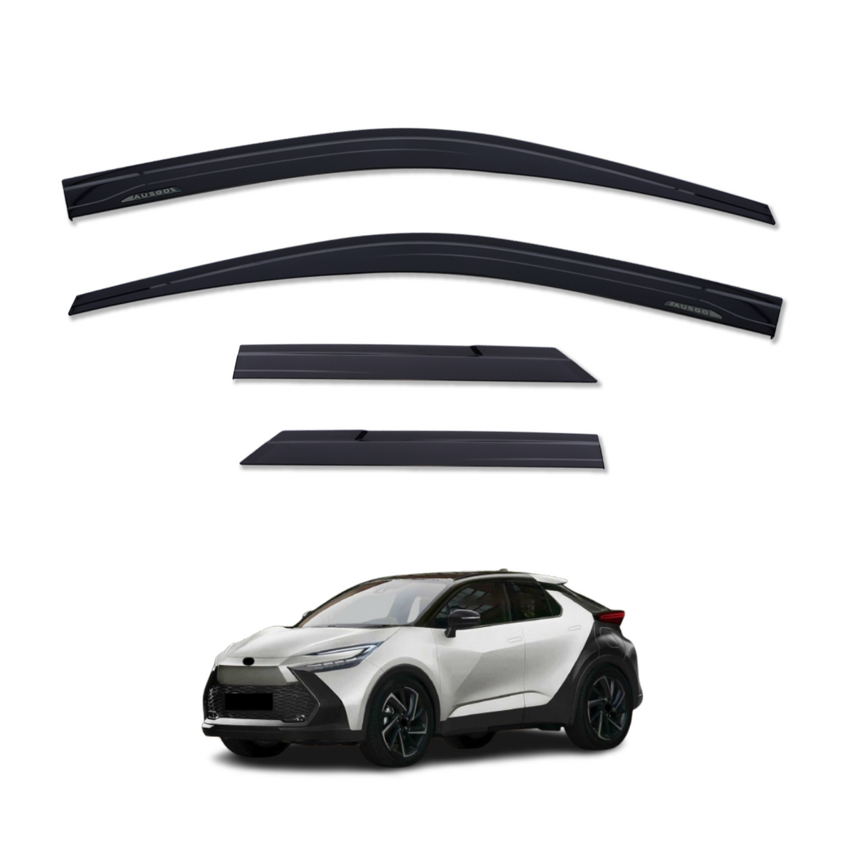 Injection Weather Shields for Toyota C-HR CHR 2024-Onwards